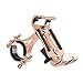 Produktbild Fahrrad Handyhalterung Motorrad Handy-Halter Handy GPS Halter 360°Rotation Lenkerhalter Aluminium-Legierung Silikon Universal Verstellbare,Material: Aluminiumlegierung