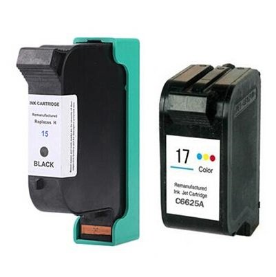 Prestige Cartridge HP 15 HP 17 Pack de 2 cartuchos de tinta para HP DeskJet Serie color y negro reviews Prestige Cartridge HP 15 HP 17 Pack de 2 cartuchos de tinta para HP DeskJet Serie color y negro