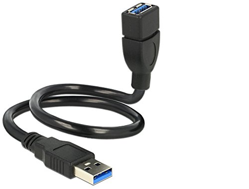 Delock 83714 ShapeCable A Stecker-auf-Buchse USB 3.0-Kabel 35 cm