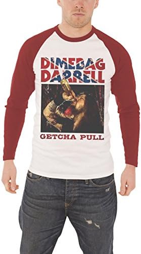 Dimebag Darrell 'Getcha Pull' Long Sleeve Baseball Shirt (2 extra large)