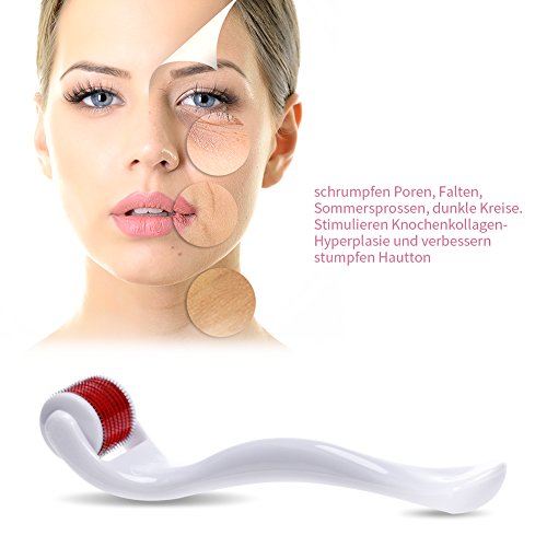 3er Set Derma Roller durch ZJchao – 3 Separate Roller verschiedener Needle, 1080, 1,5 mm / 540 mm, 1,0 mm / 240 mm, 0,5 mm. Hergestellt von sterilisierten Titanium * Safe, eine effektive Alternative zu einem Facelift * stimulieren Kollagen und Elastin * Entfernen Sie Narben und Dehnungsstreifen * verhindern oder rückgängig Haar Loss * Reduziert schlaffe, Altersflecken, Sonnenschäden und andere Zeichen des Alterns - 2