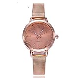 Chenang Einfach Armbanduhr,Retro Armbanduhr Damen Smartwatch Luxus Quarzuhr Mode Analog Quarz Ø30mm Slim Uhr Analoges Quarzuhrwerk