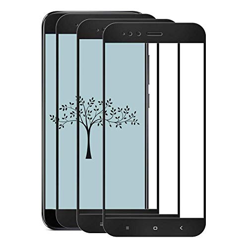 Cafwly 3 Unidades Protector de Pantalla para Xiaomi Mi A1 / 5X,Cristal Templado para Xiaomi Mi A1 / 5X [Alta Definicion] [Arañazos Resistente][Fcil de Instalacin]