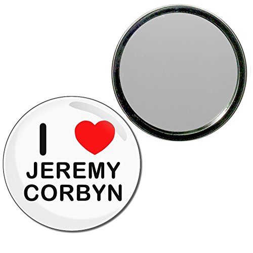 I love Jeremy Corbyn - 77mm Round Compact Mirror