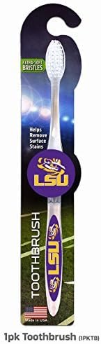 LSU Tigers NCAA Toothbrush - White by Worthy