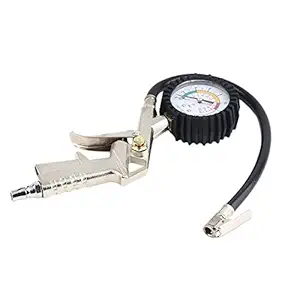 SUPERMALL Air Tire Inflator with Dial Gauge Compressor for Vehicles Cars Bicycle