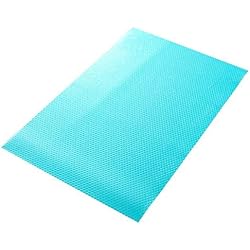 Snner CU-SA0490 4 Tapis de réfrigérateur, bactériens, Anti-moisissures, Plastique, Bleu, 4pcs / Set