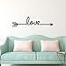 Produktbild Wandaufkleber Love Pfeil Tapete,Hevoiok Wandtattoo Wandsticke Klebstoff Wall Decals Wandbild Kunst Wohnkultur (Schwarzer)