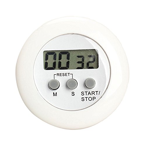 lzn Rund Elektronischer Timer Display Digital Küchentimer mit Magnet und Stand