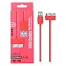 Produktbild One plus 1 m Laden und Daten Ligthning Kabel für iPhone 3/4, Rot