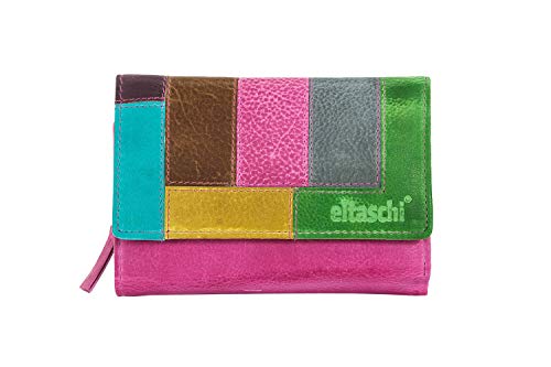 Preisvergleich Produktbild eltaschi-Damengeldbörse pink-Multi