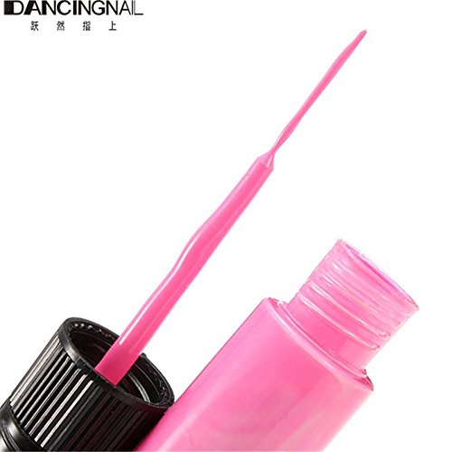 DANCINGNAIL 2-WAY NAIL ART TIPS VARNISH LINER PAINTING PICK DRAWING POLISH POINT PEN BRUSH pink