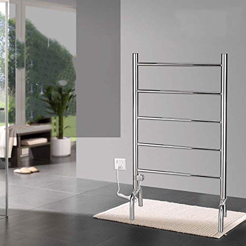Preisvergleich Produktbild LY7 Handtuchwärmer, Bodenständig Freistehend Handtuchtrockner Heizkörper Punschfrei Tragbar Badheizkörper 900 * 500 * 280 mm Rostfreier Stahl Spiegelpolitur