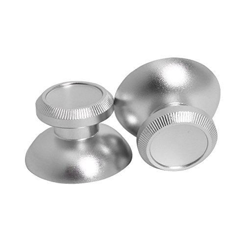 MITE Benutzerdefinierte Metall Thumbsticks Analog Thumbsticks für Sony Dual Shock Controller PS4 Auf Lager (Silver) - 2