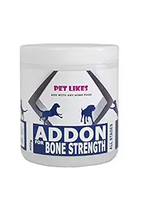 Pet Likes ADDON for Bone Strength in Dogs 400g - Hip and Joint Support