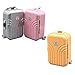 Produktbild Fully 3stk. Puppenzubehör Spielzeug Reise Koffer Reisetasche Gepäckträger Handgepäck 17x11x8cm/6.69x4.33x3.14(pink,Silber,orange)