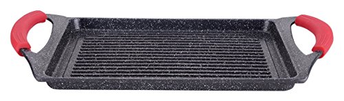 Acheter FR Grille Grill Volcanique, avec revêtement en pierre, Noir, 36 x 25 x 6 cm cm en-22134