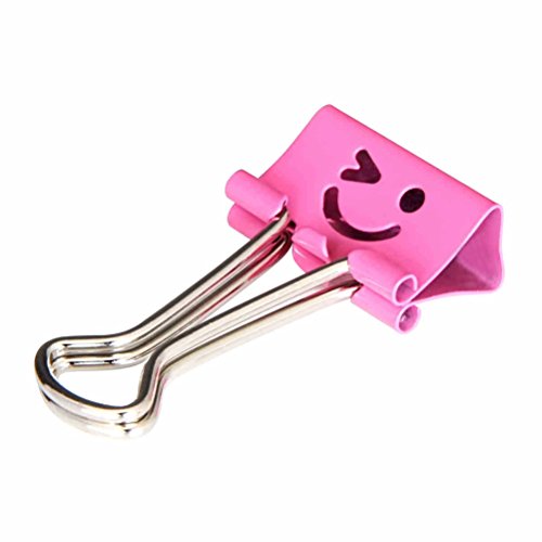 NUOLUX Pinzas Clips Sujetapapeles Carita Sonriente Colores Surtidos 40
Unidades