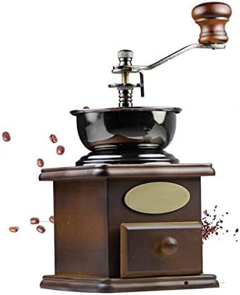 HAIZI Vintage Wood New Coffee machine Grinding machine Manually Mill Hand Bean Grinder