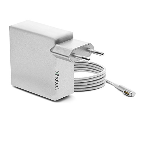 iProtect Nylon Ladegerät 60W für Apple MacBook mit MagSafe Netzanschluss in Silber - Limited Edition