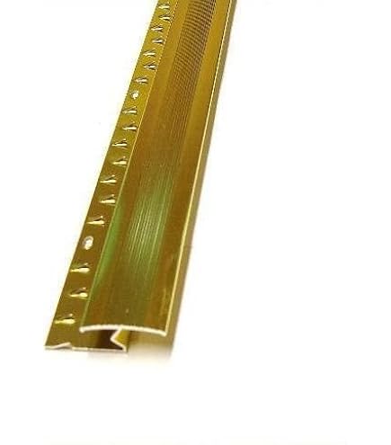 Threshold 61mm Wide Carpet Door Plate Brass Effect 3ft Length - View #11