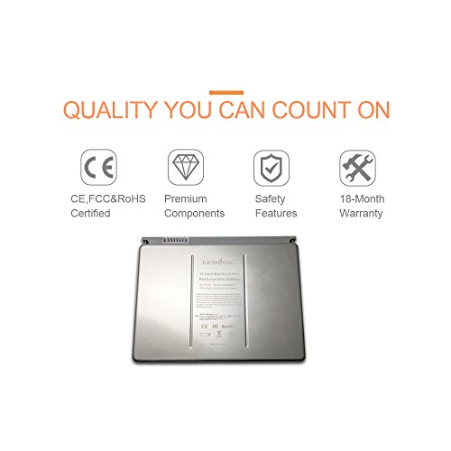 LENOGE Hochleistung Neue Akku Für Apple Macbook Li-ion Ersatz Batterie AP-A1175 Li-ion 6-zell 10.8V 5600mah A1175,MA348,MA348*/A,MA348G/A,MA348J/A - 3