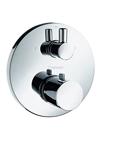hansgrohe Ecostat S Unterputz Thermostat mit Ab- und Umstellventil, 1 Verbraucher, chrom