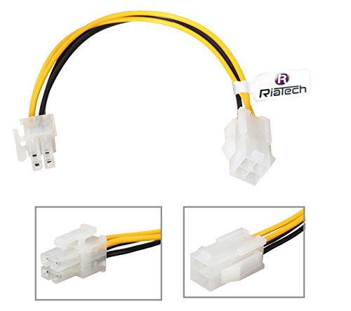RiaTech 8-Inch ATX 12V 4-Pin P4 CPU Power Extension Cable RS.199 (80.00% Off) - Amazon RiaTech 8-Inch ATX 12V 4-Pin P4 CPU Power Extension Cable RS.199 (80.00% Off) - Amazon
