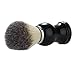 Anself Nylon Shaving Brush Men's Mustache Brush Safety Barber Razor Brush Black Handle Male Shaving Beard Cleaning Tool