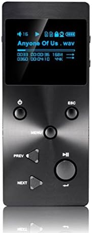 Xduoo X3 Portable DSD High Resolution Lossless HiFi Music Player With HD OLED Screen (Black)