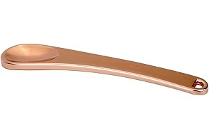 JUNFEIXUAN 1-Pack Mask Applicator Cosmetic Scraper Cream Scoop Applicator For Facial Makeup, Cream Scoop Beauty Spatula (rose gold)