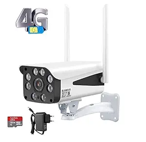 ITS Wireless Sim Card 3G/4G GSM CCTV Security Camera Free 32GB