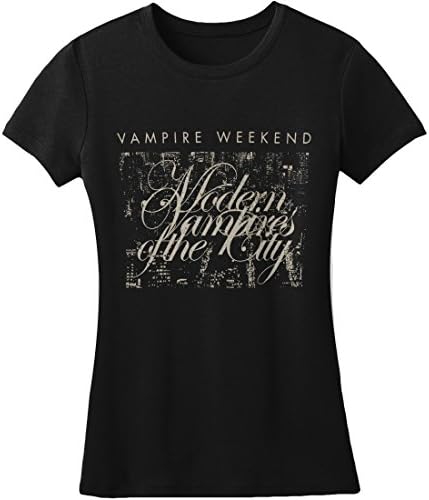 Vampire Weekend Women's Girl's Cityscape Girls Jr Medium Black