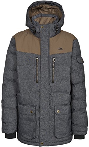 Trespass Herren Jacke Bank gepolstert Xs schwarz