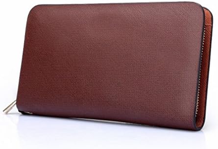 Q Billetera Men 'S Handbag Business Long - Term Wallet Package Large - Capacity Wallet Multi - Card Bit Package,Brown
