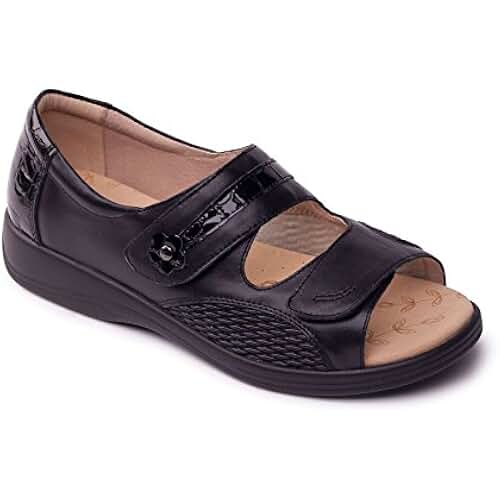 Amazon.co.uk extra wide flip flops for women