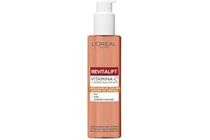 L'OREAL PARIS L'Oréal Paris Revitalift Clinical Limpiador Facial en Espuma con Vitamina C + Ácido Salicílico. Reduce Poros y piel más Luminosa. Primer paso para Reducir Signos de la Edad. 150ml
