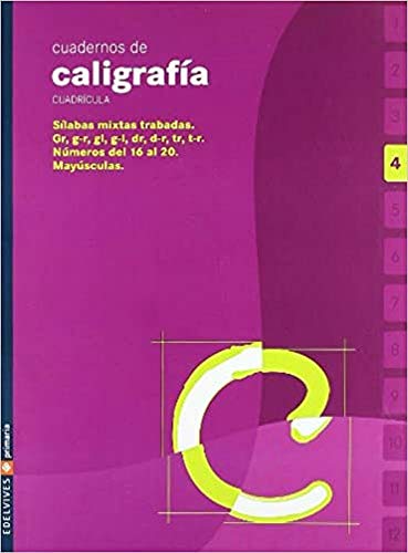 Cuaderno de caligrafia 4 Cuadricula (Primaria)