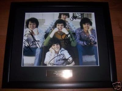 The Osmonds / Donny Osmond Framed Autograph Photo Music Memorabilia