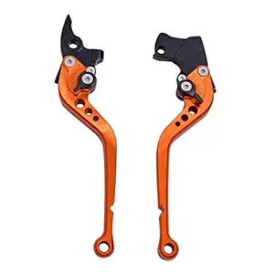 meenu arts KTM Series Clutch and Brake Levers - 6 Positions Adjustable levers for KTM Duke RC 200