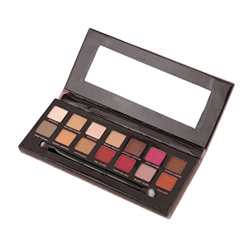 VWH 12 Farben Lidschatten Palette Makeup Eyeshadow Kosmetik Profi Augenpalette - 2