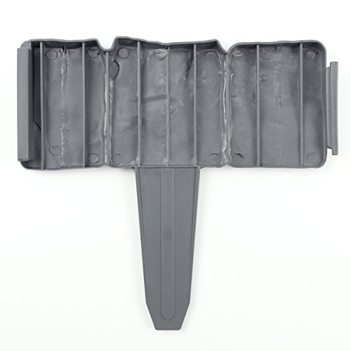 5M Beeteinfassung Beetumrandung 20er Mähkante Rasenkante Erdspieß Palisade - 3