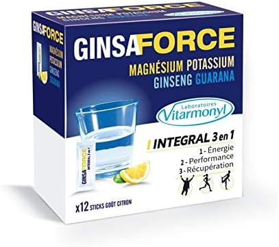Vitarmonyl - Ginsaforce Integral 3 in 1 Sticks Lemon Taste 34G - Ginsaforce Intégral 3 En 1 Sticks Gout Citron 34G - Price Per Unit - Fast Delivery