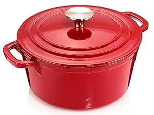 Sänger Gusseisen Topf mit Deckel Emailliert | Durchmesser