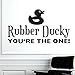 Produktbild Wandaufkleber Rubber Ducky You'Re The One Nette Sprüche Wandaufkleber Ente Diy Wasserdicht Art Vinyl Transfer Vintage Wandtattoo Home Decor58 * 32 cm