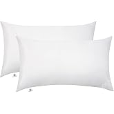 Makimoo Cushion Inserts 30 x 50 cm, Hollowfibre Filled Pillow Inserts for Sofa, Bedding Cushion Pads (Pack of 2)