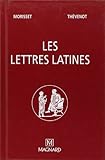 Lettres latines, 1er volume