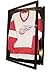 Produktbild Small CHERRY Jersey Display Case Football Basketball Baseball Hockey Jersey Display Case Shadow Box Frame, 98% UV protection door, WITH Hanger p312 C by pennzoni Display