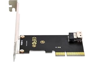 NFHK PCI-E 4X to U.2 U2 Kit SFF-8639 to SFF-8654 Slimline SAS NVME PCIe SSD Adapter for Mainboard