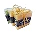 Selection Pack of Collumino Luxury Scented Herbal Spa Soaps Cake Soap Bars with Pure Essential Oils 3 x 100g - Jasmine Rice - Lemongrass - Green Seaweed